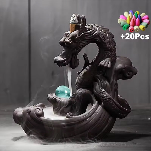 Backflow Dragon Incense Burner