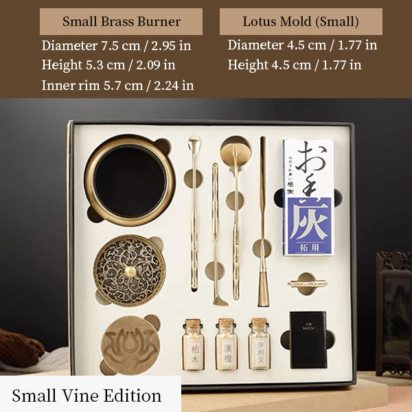 Brass Incense Burner Incense Set