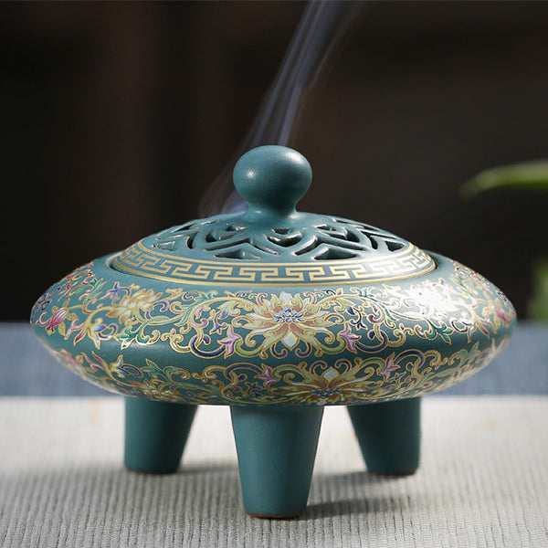 Cloisonné Art Incense Burner