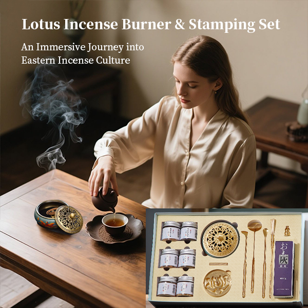 Lotus Incense Burner Incense Set