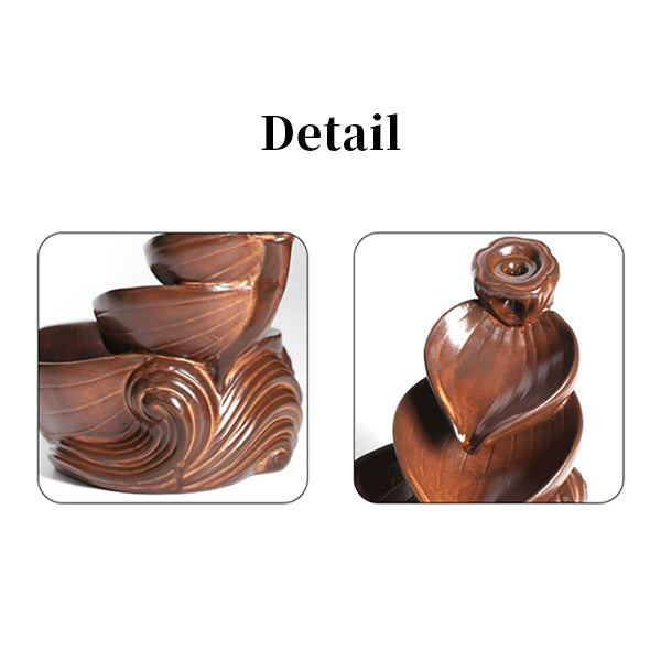 Lotus Leaf Backflow Incense Burner
