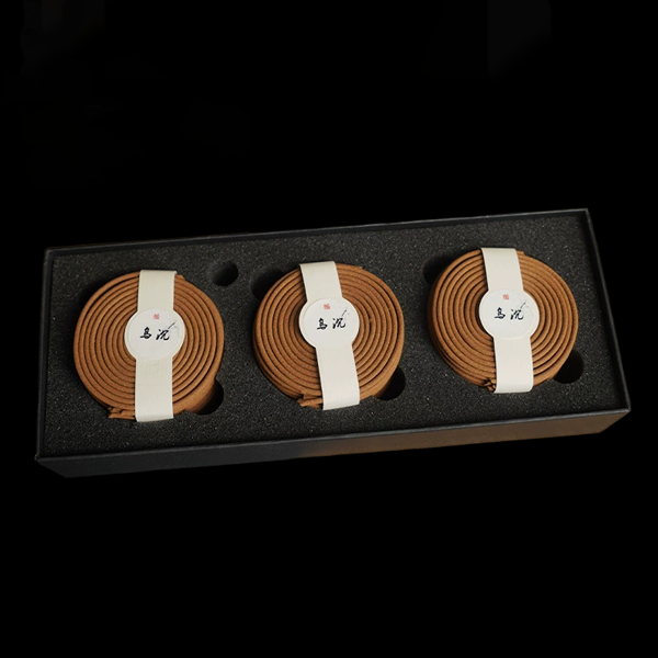 Natural Sandalwood 120 Coil Incense Gift Box