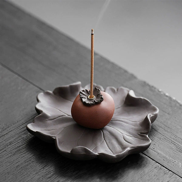 Persimmon Incense Holder