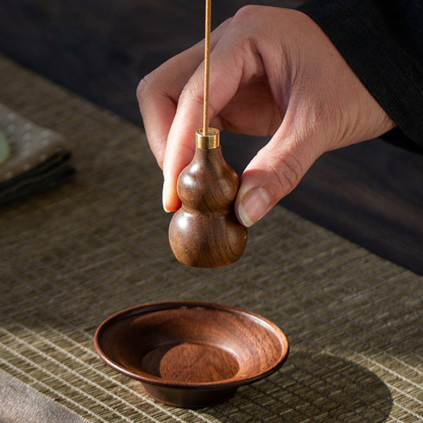 Yuanbao Seat Gourd Incense Holder