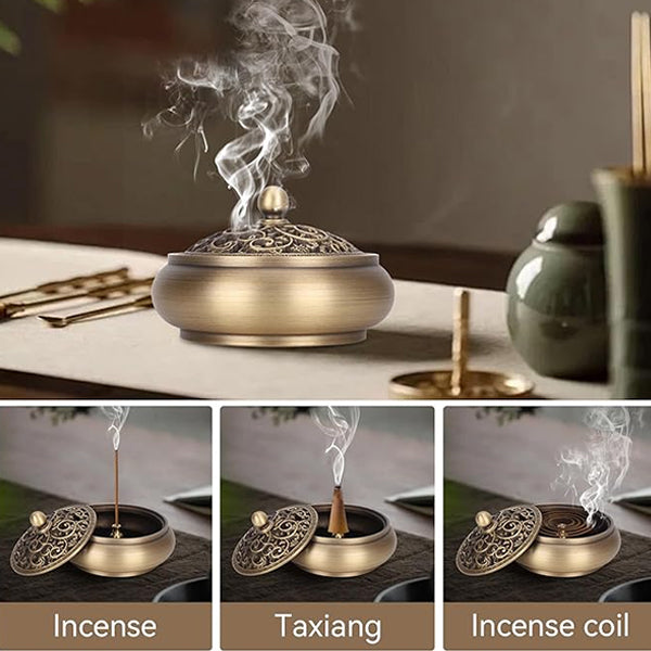 Brass Dragon Incense Burner