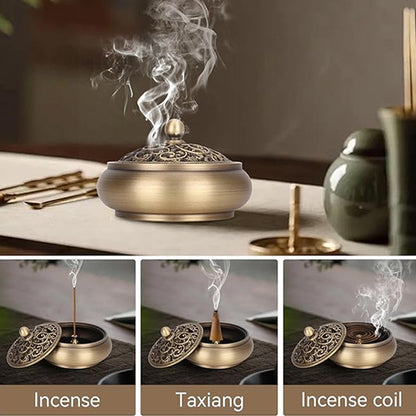 Brass Dragon Incense Burner