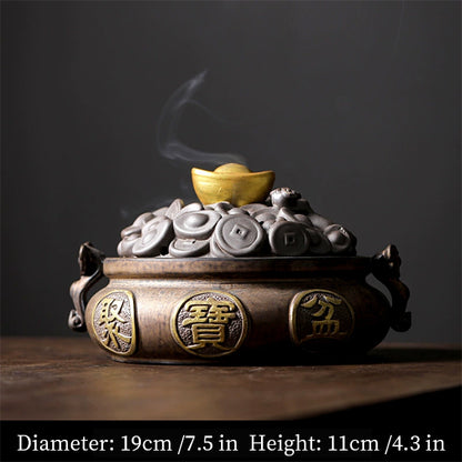 Cornucopia Incense Burner