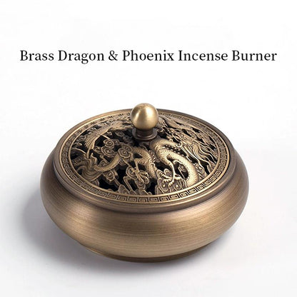 Brass Dragon Incense Burner