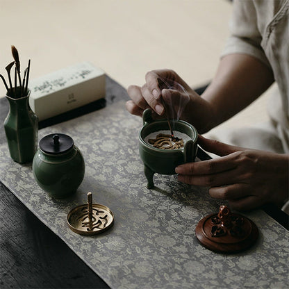 Celadon Incense Burner Incense Set