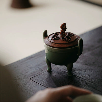 Celadon Incense Burner Incense Set
