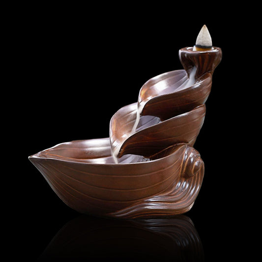 Lotus Leaf Backflow Incense Burner