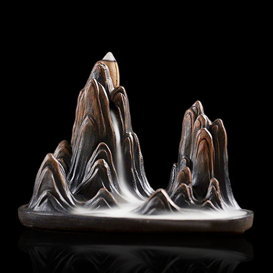 Mountain Backflow Incense Burner