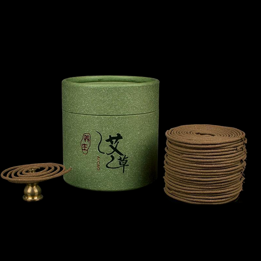 Natural Mugwort Coil Incense 48 Coils