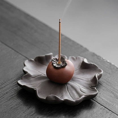 Persimmon Incense Holder