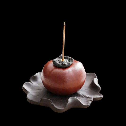 Persimmon Incense Holder