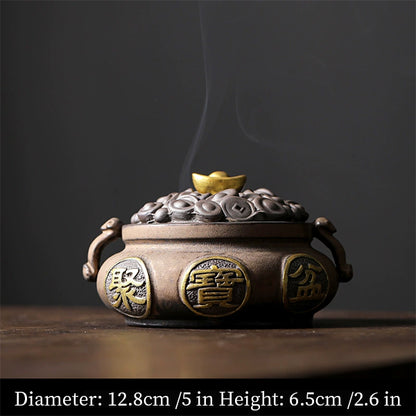Cornucopia Incense Burner