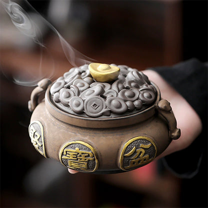 Cornucopia Incense Burner