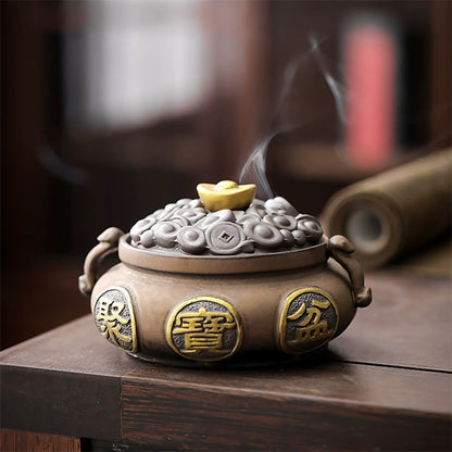 Cornucopia Incense Burner