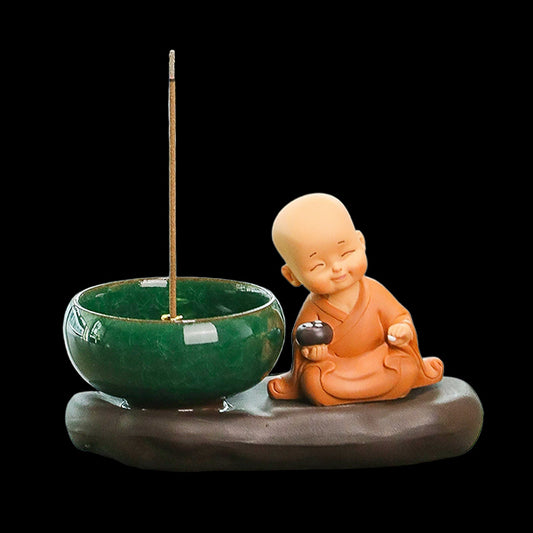 Zen Little Monk Incense Holder